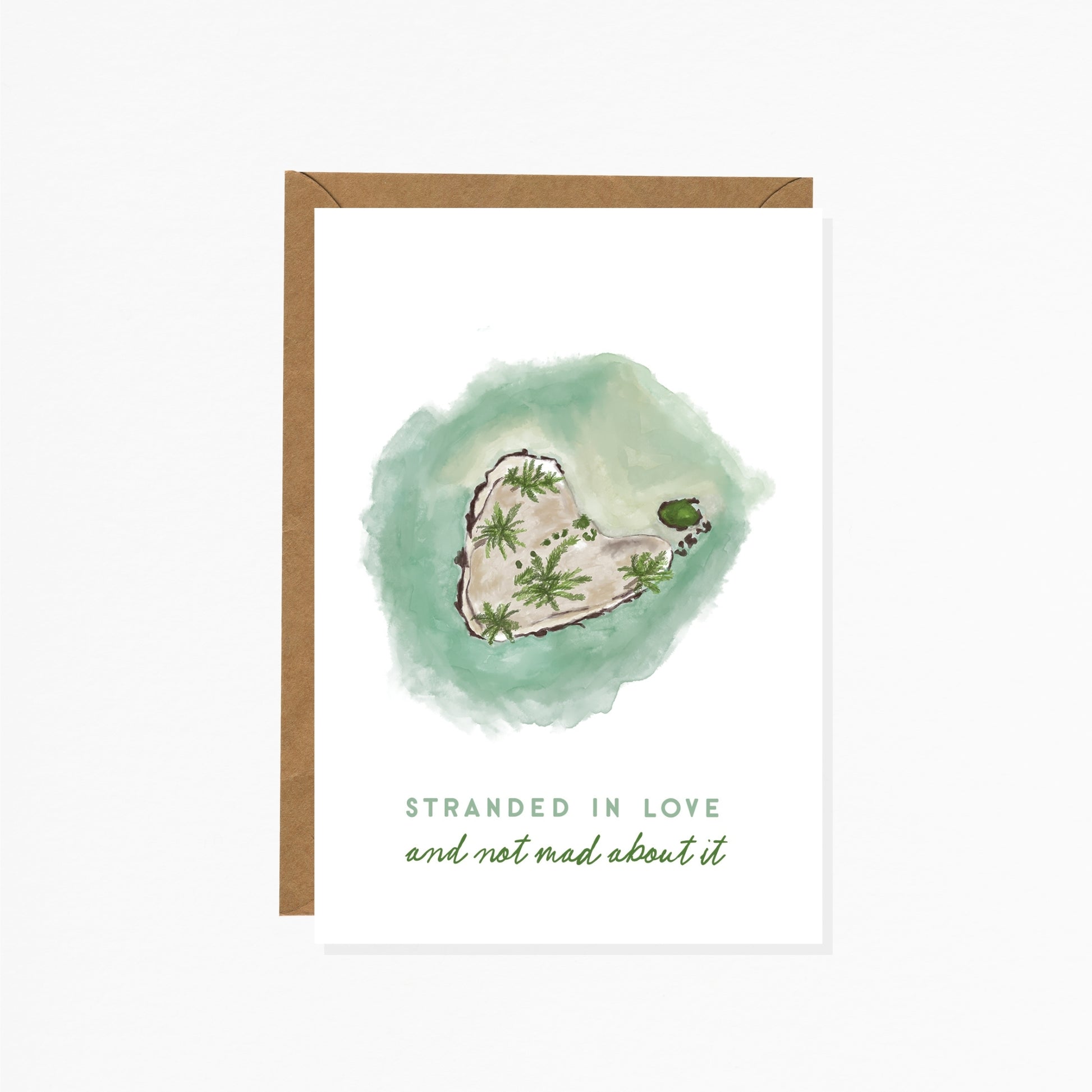 Stranded in love and not mad about it