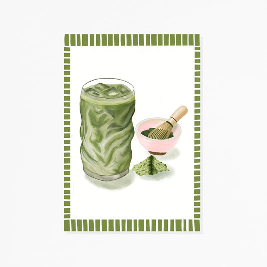 Matcha Art Print