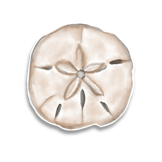 Sand Dollar Watercolor Sticker
