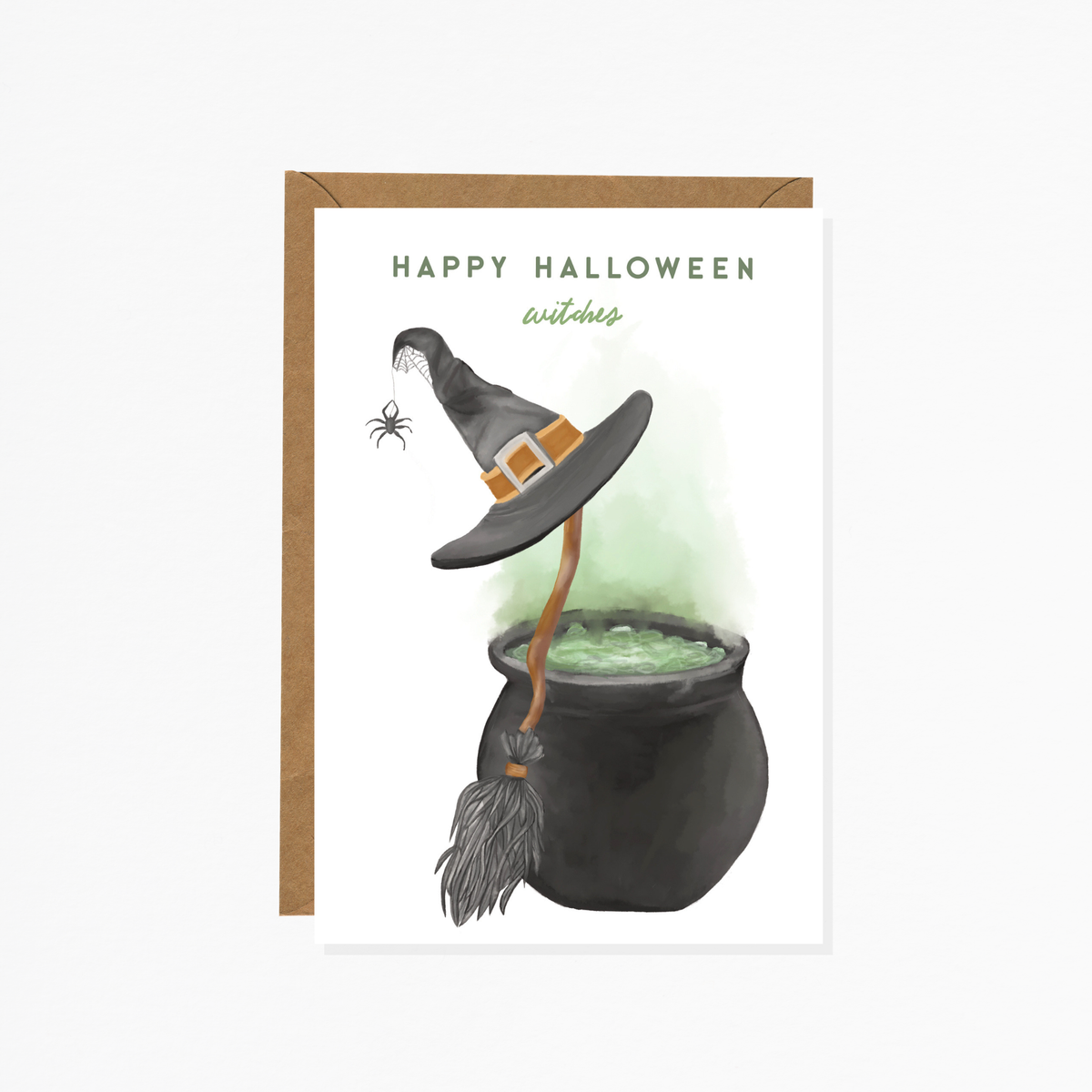 Happy Halloween Witches | Greeting Card