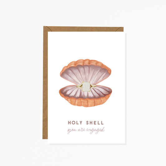 Holy Shell Engagement Greeting Card