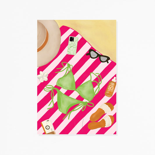 Beach Day - Art Print