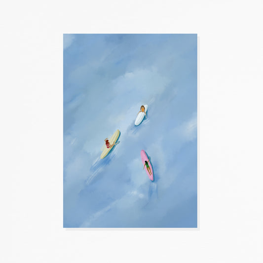 Waiting for the wave | Art Print