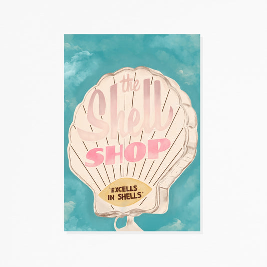 Shell Shop Sign | Art Print